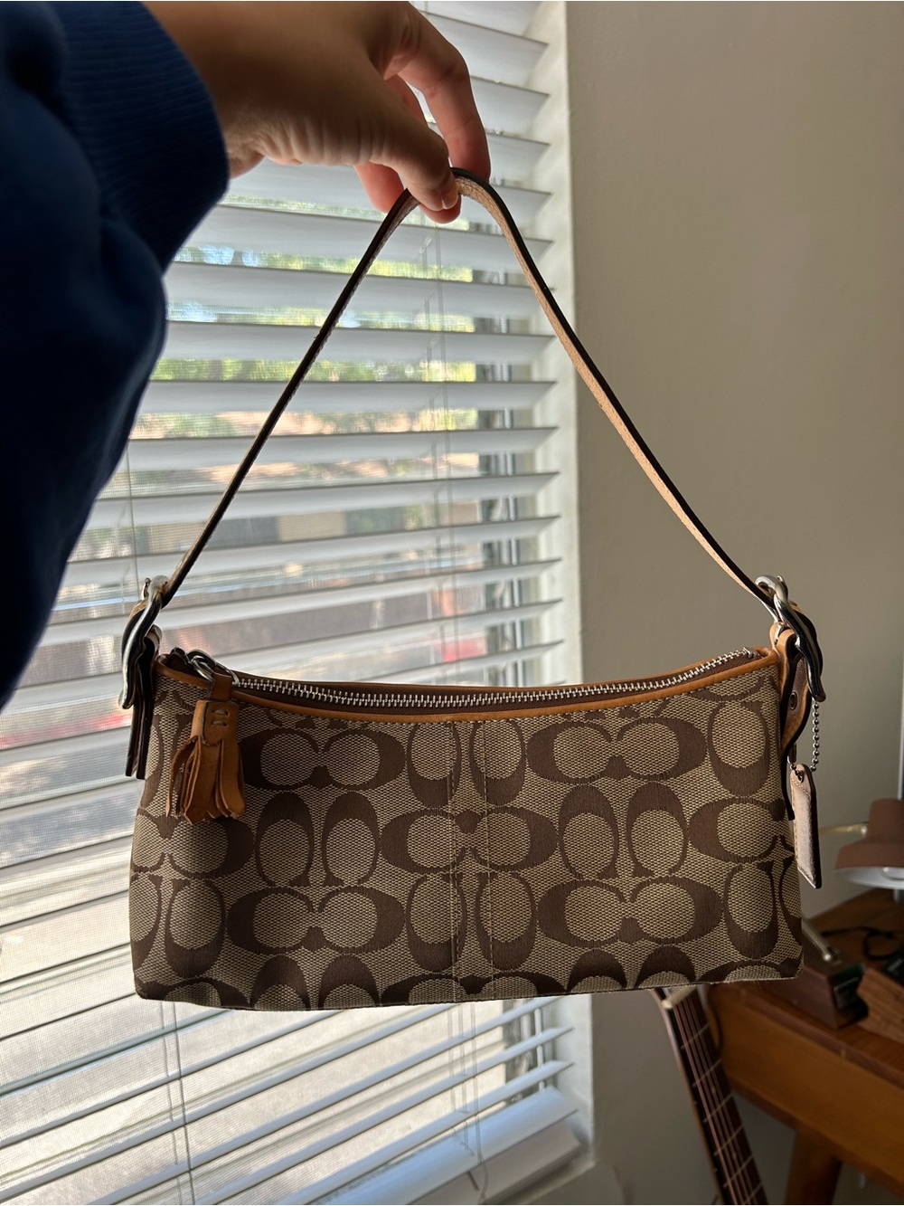 Y2K Coach Demi baguette shoulder bag